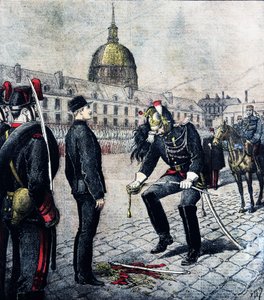 Alfred Dreyfus despojado de su rango de Henri Meyer